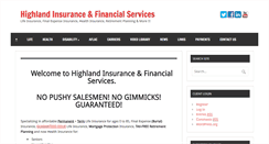 Desktop Screenshot of highland-insurance.com
